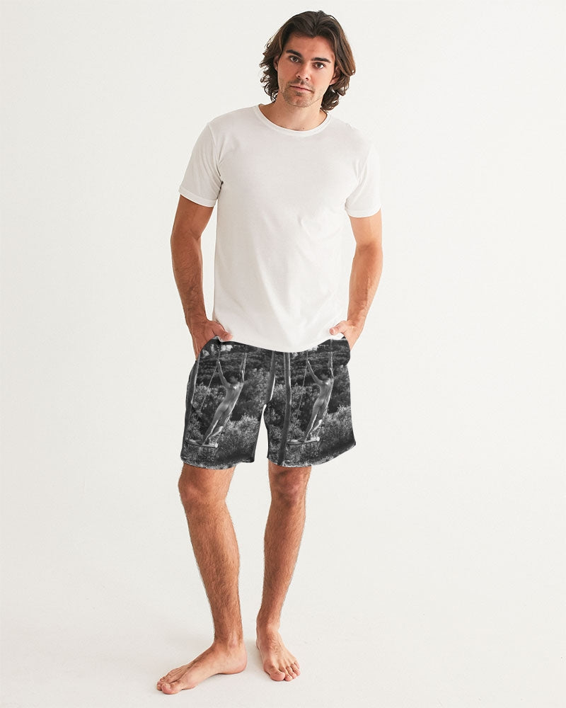 wild wild West Charlie Men's All-Over Print Swim Trunk
