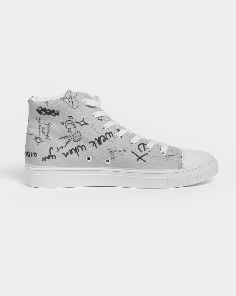 Love on the brain 2 Women's Hightop Canvas Shoe