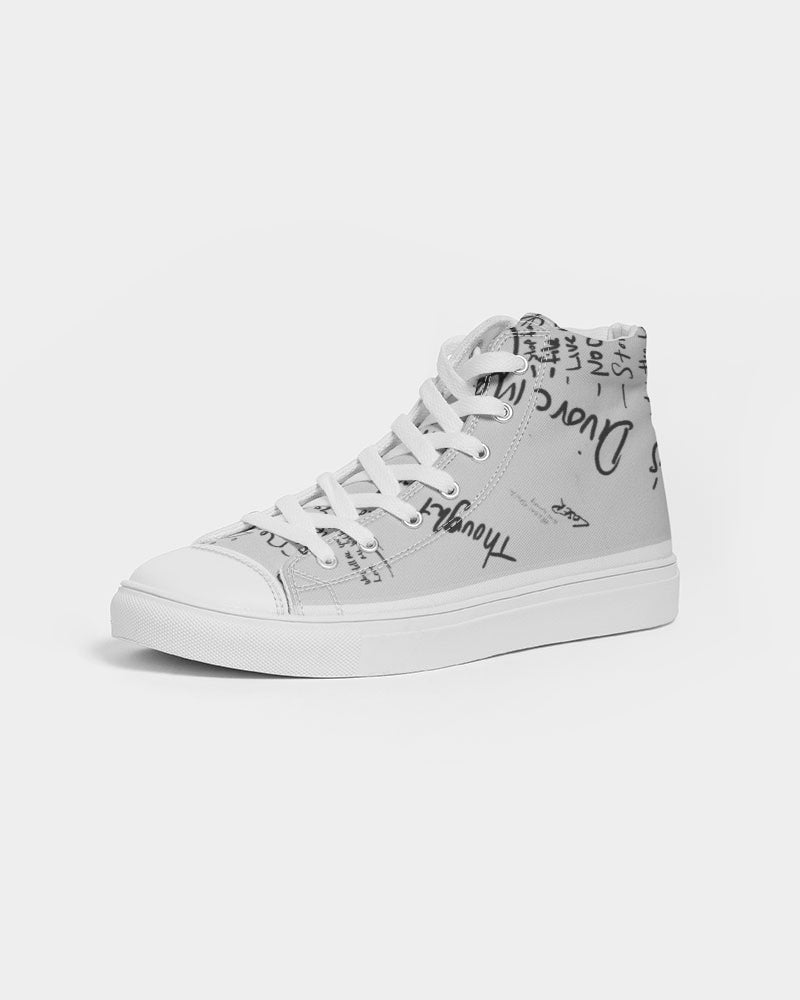 Love on the brain 2 Women's Hightop Canvas Shoe