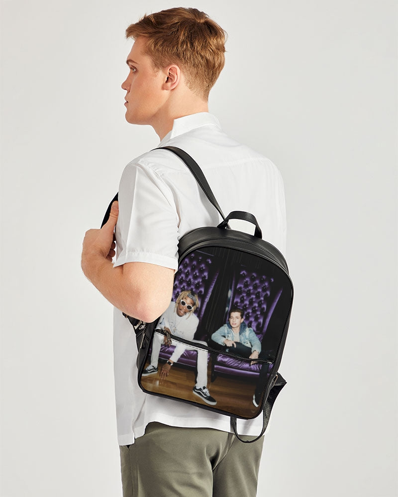 When I see you again Classic Faux Leather Backpack