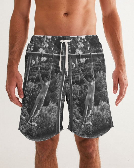 wild wild West Charlie  Men's All-Over Print Swim Trunk