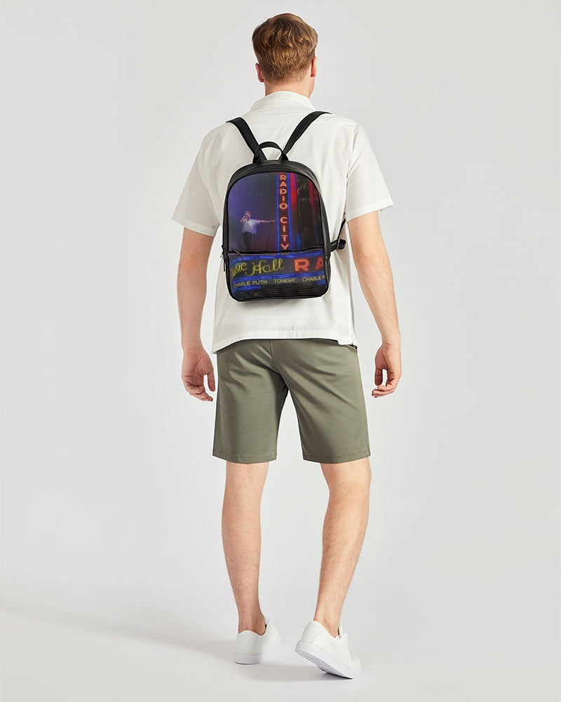 Radio City Charlie puth Classic Faux Leather Backpack