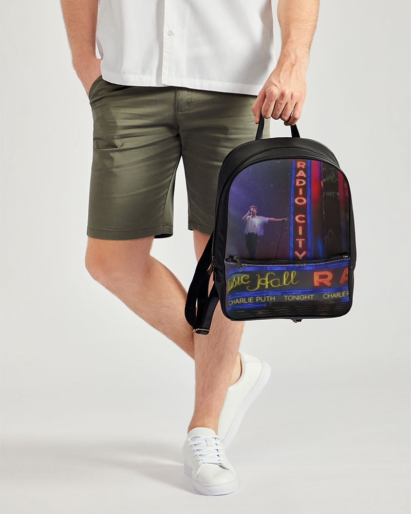 Radio City Charlie puth Classic Faux Leather Backpack
