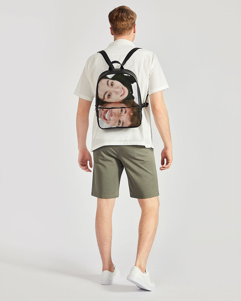 Left and right inspired by Charlie puth Classic Faux Leather Backpack