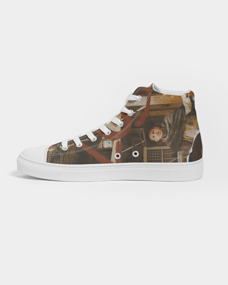 Loser Puth fan art Men's Hightop Canvas Shoe