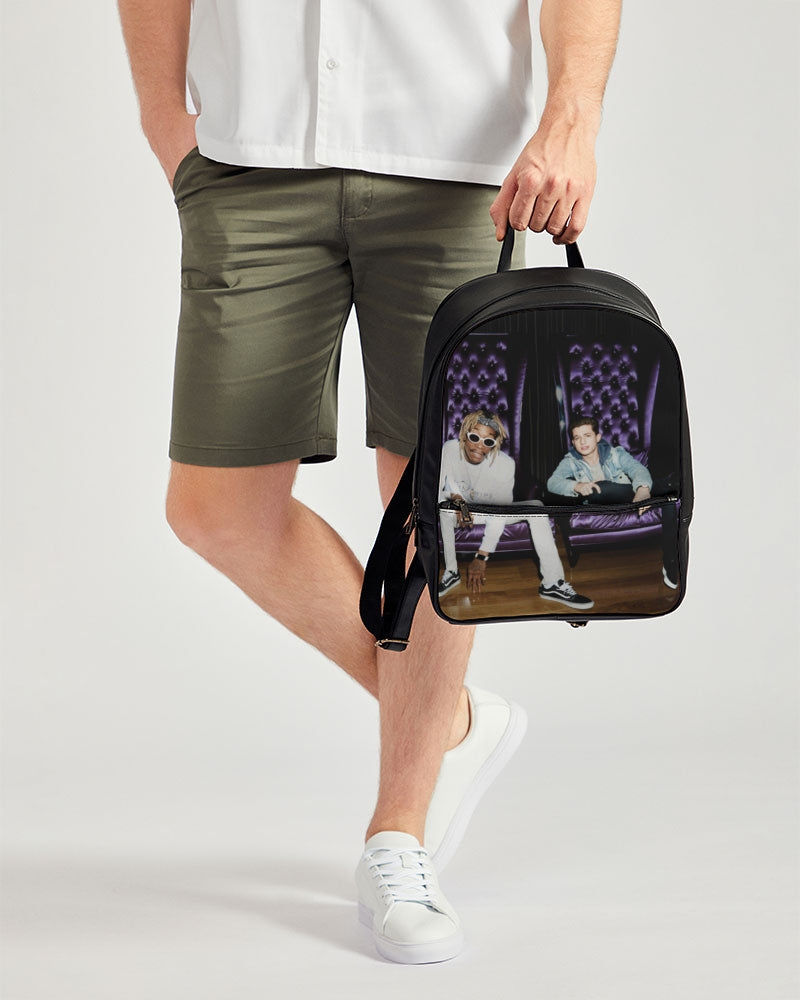 When I see you again Classic Faux Leather Backpack