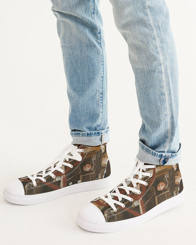 Loser Puth fan art Men's Hightop Canvas Shoe