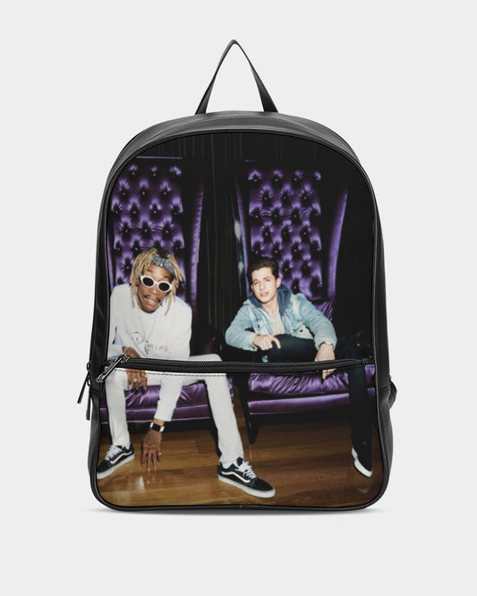 When I see you again Classic Faux Leather Backpack