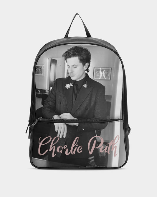 Charlie puth Classic Faux Leather Backpack