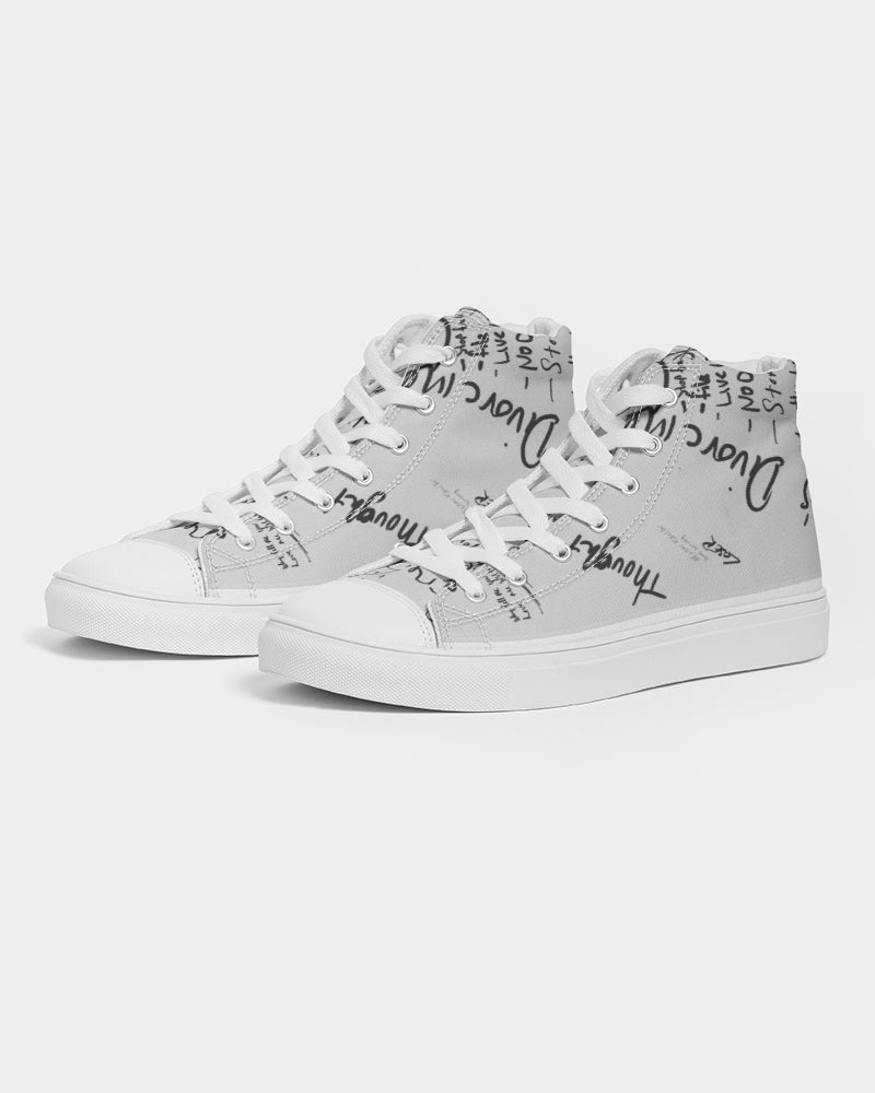 Love on the brain 2 Women's Hightop Canvas Shoe