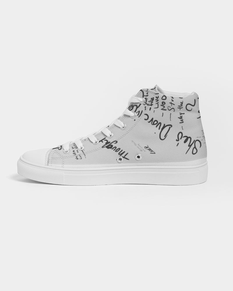 Love on the brain 2 Women's Hightop Canvas Shoe